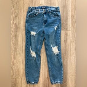 Distressed denim Wax Jean size medium